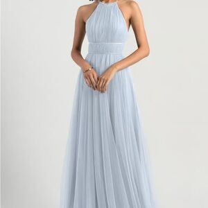 Jenny Yoo Helena Whisper Blue Dress